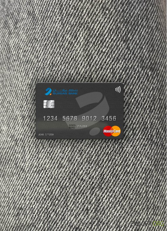 Koweït Burgan Bank mastercard photolook recto